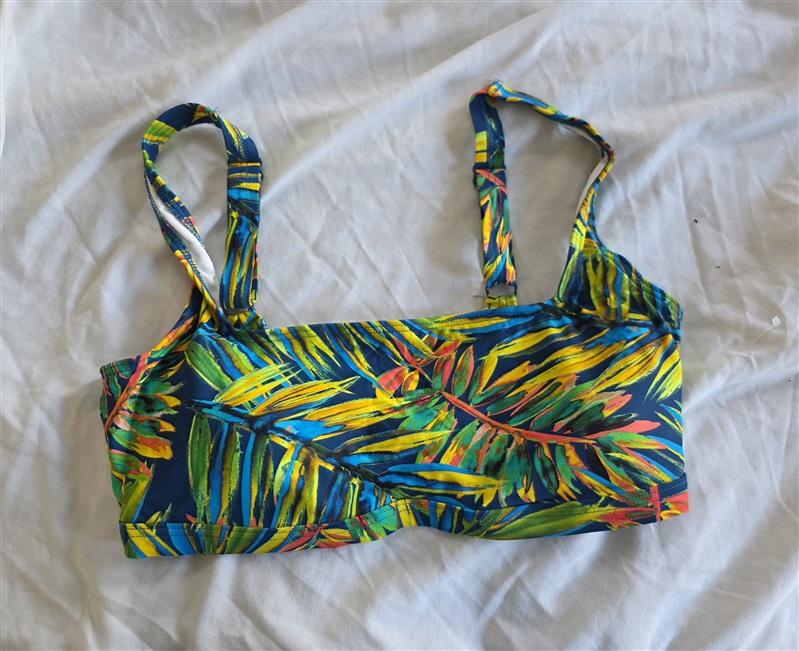 NWT Soma M Tropical Palm Swim Underwire Bikini Top Swimsuit 132395