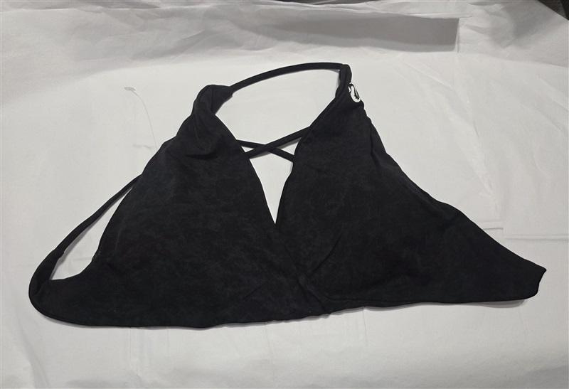 NWOT AUROLA Large Venus Strappy Back Yoga Sports Black Bra 132445