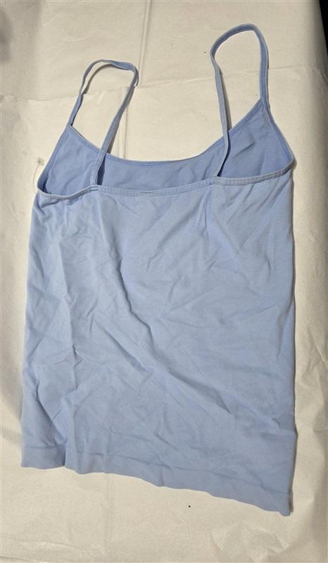 NWOT Last Tango OS Seamless Loose Camisole Tank Top Spaghetti Strap Blue 132451