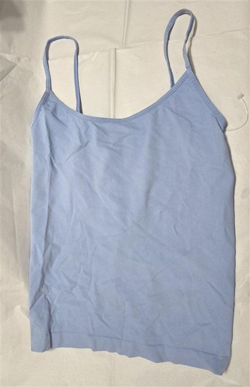 NWOT Last Tango OS Seamless Loose Camisole Tank Top Spaghetti Strap Blue 132451