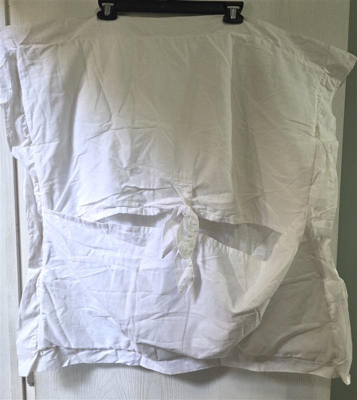 NWOT Soft Surroundings Lombardi Smocked Sham Euro White 132454