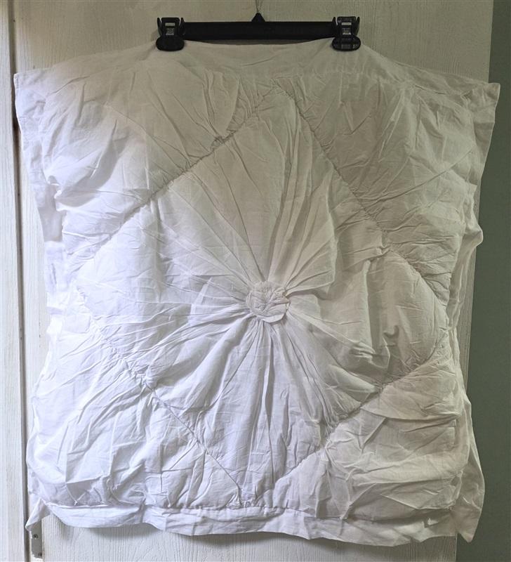 NWOT Soft Surroundings Lombardi Smocked Sham Euro White 132454