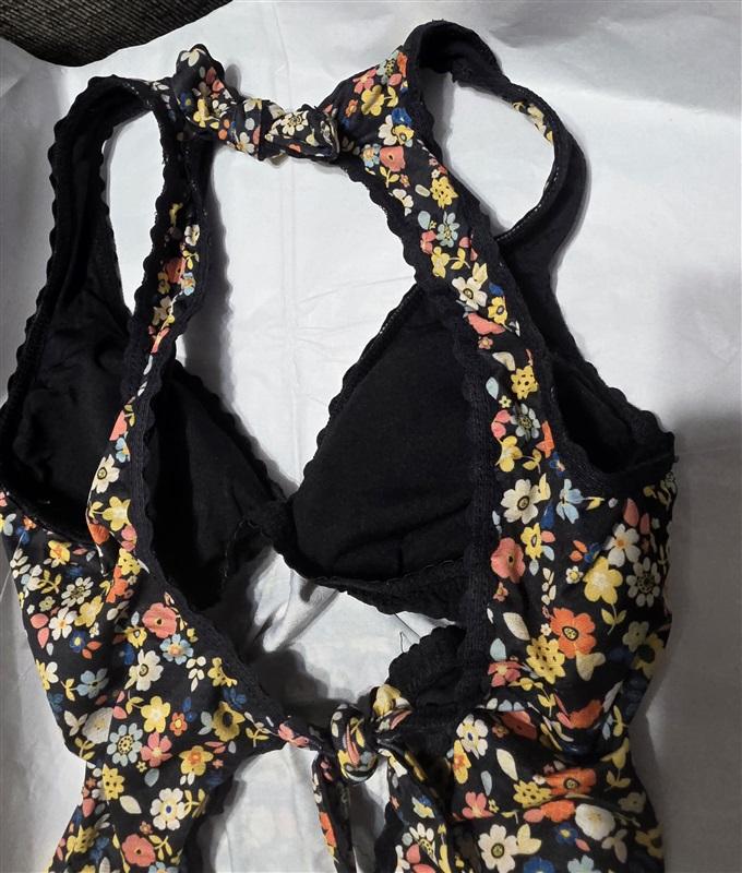 NWPT Robin Piccone Sabina M Floral Tankini Swim Top & Tie Side Bottom 132457