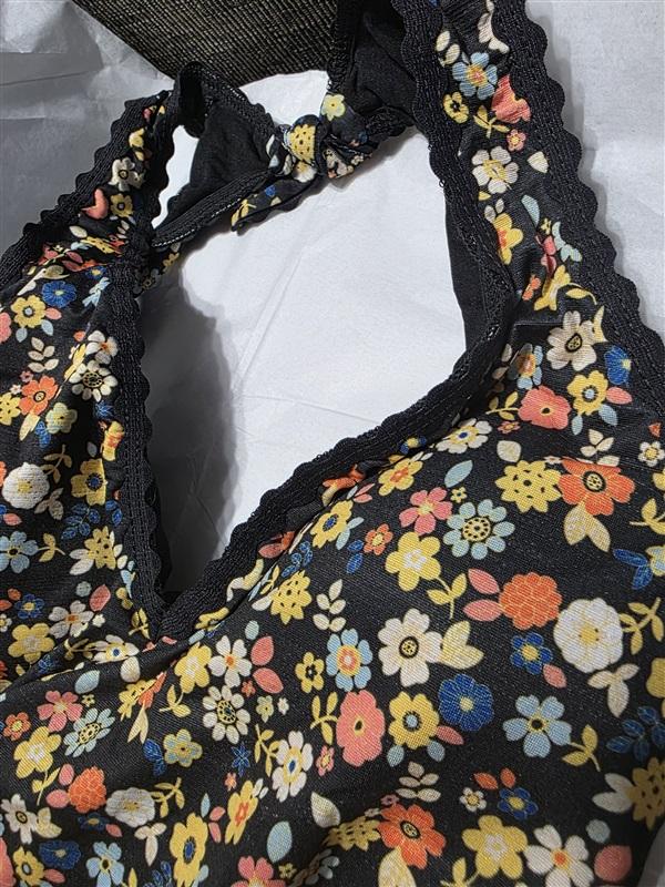 NWPT Robin Piccone Sabina M Floral Tankini Swim Top & Tie Side Bottom 132457