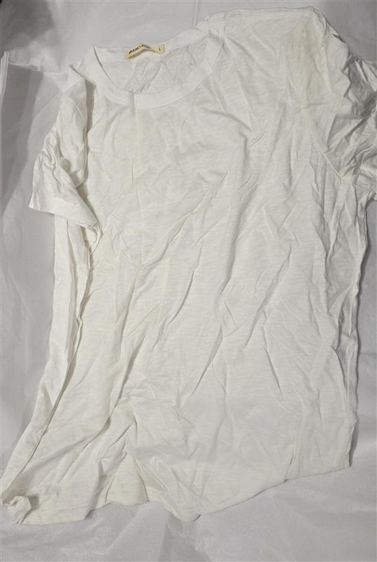 NWOT Marine Layer L White Short Sleeve Crew neck T Shirt 132459