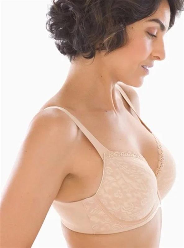 NWT Soma 40D Enticing Lift Unlined Full Coverage Bra Beige 132463