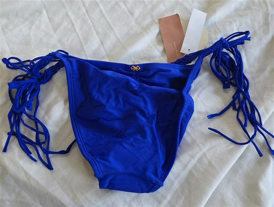 NWT Pilyq PQ XS Wave Mila Tie Full Coverage Bright Blue 132470