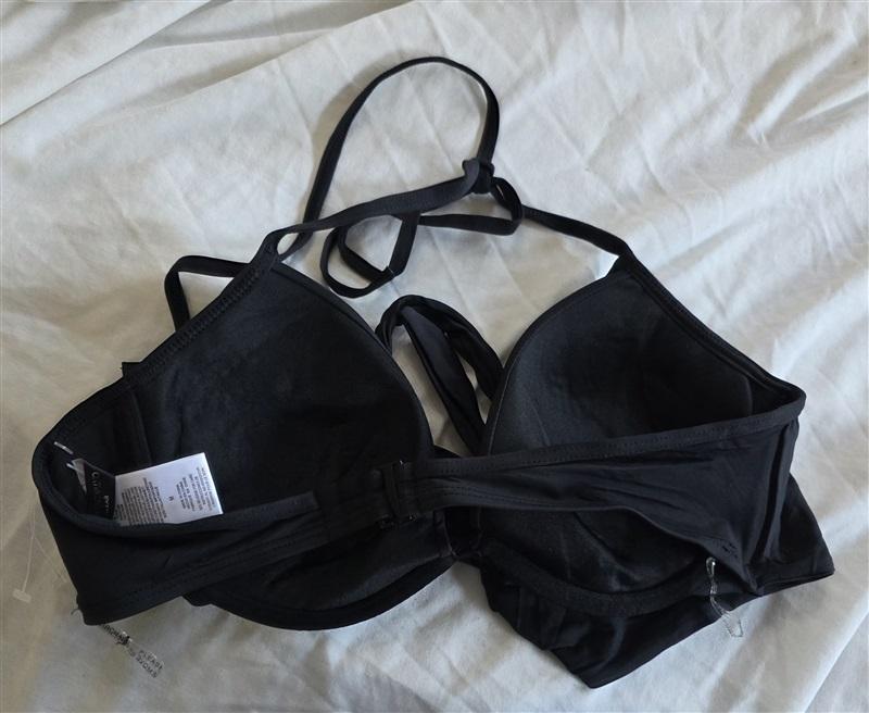 NWOT Carmen Marc Valvo M Boston Proper Underwire Wrap Bikini Top 132471