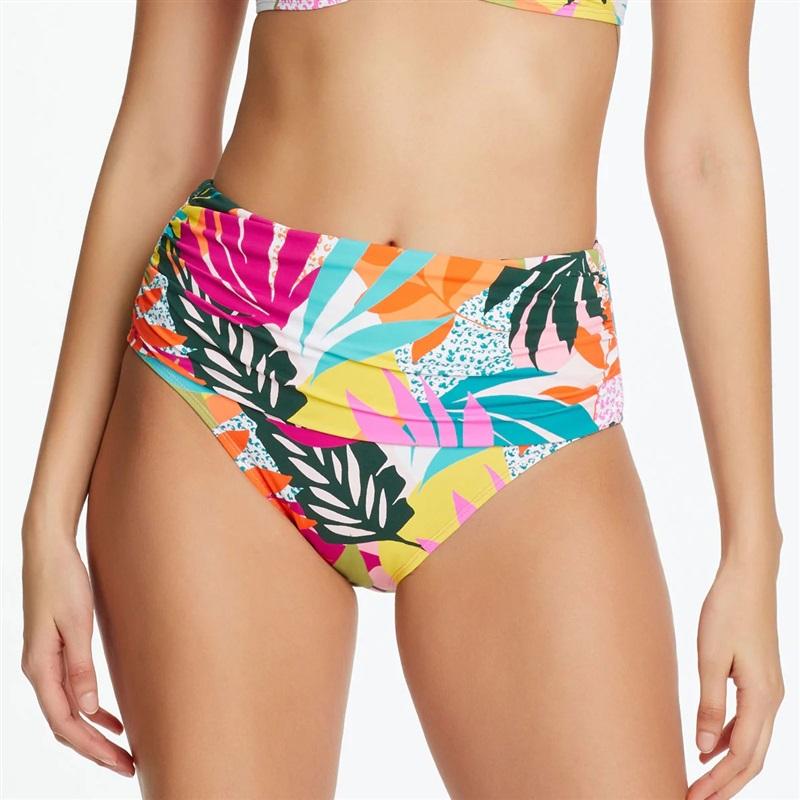 NWT Bleu Rod Beattie 10 Wild Heart High Waist Bikini Swim Bottom 132479