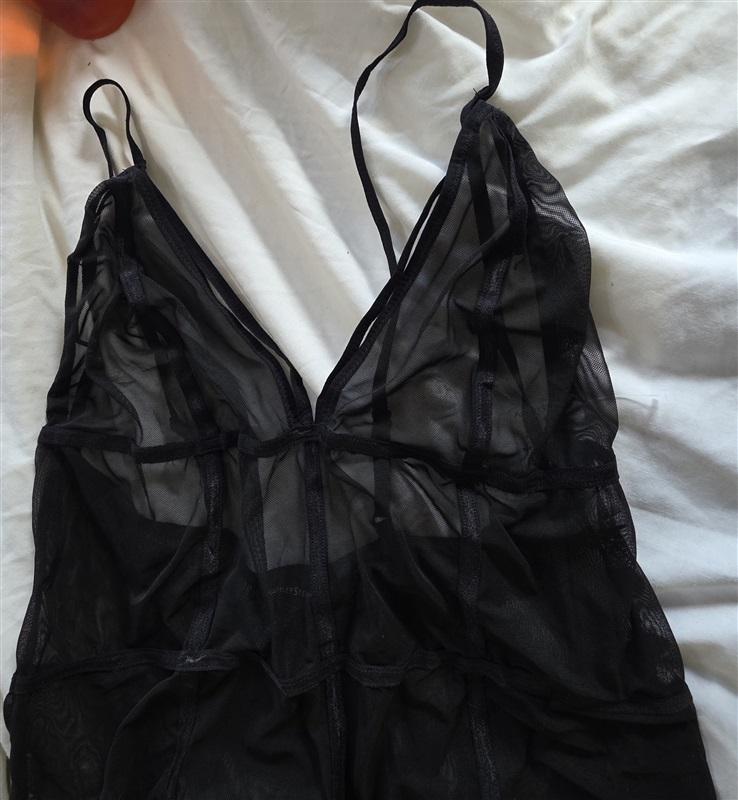 NWT Ashley Stewart 3X Sparkle Trimmed Shapewear Bodysuit Black 132481