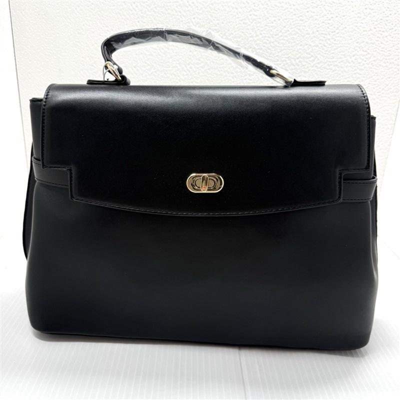 NWT Cavalli Tatiana Large Black Top Handle Handbag Satchel Purse 132483