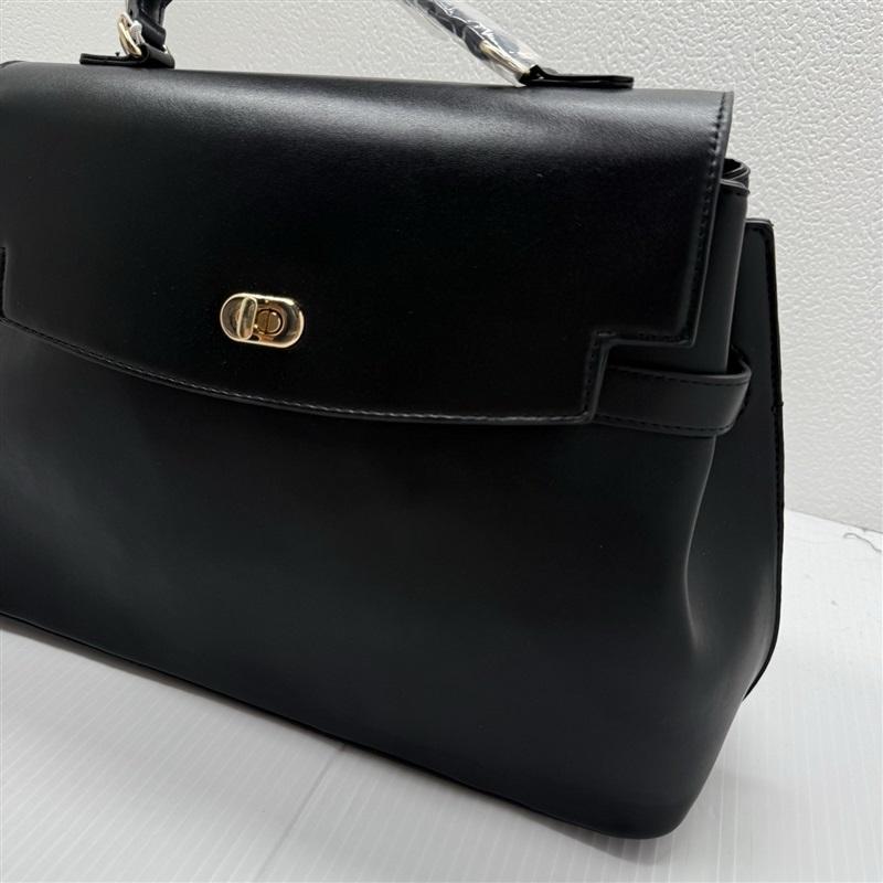 NWT Cavalli Tatiana Large Black Top Handle Handbag Satchel Purse 132483