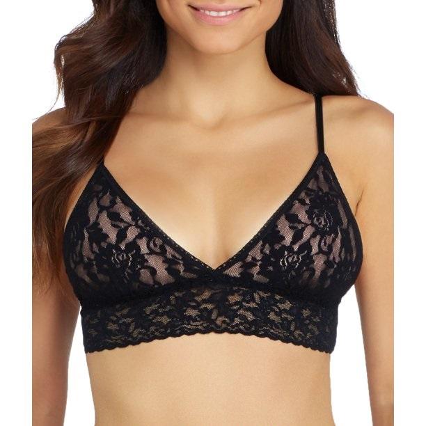 NWOT Hanky Panky XXS Signature Lace Padded Bralette 487004 Black 132499
