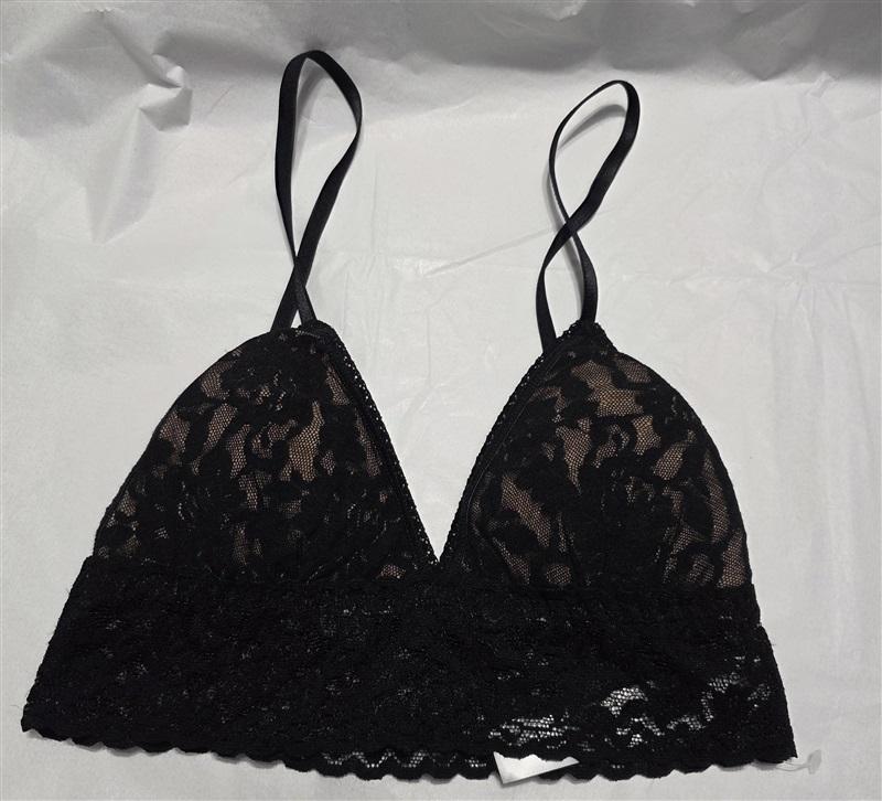 NWOT Hanky Panky XXS Signature Lace Padded Bralette 487004 Black 132499