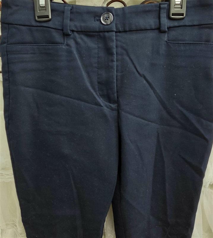 NWOT The Loft 0P Sutton Skinny pants Navy Blue 132504