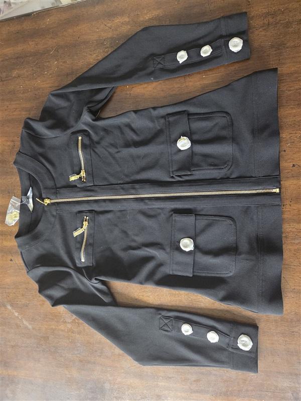NWT Boston Proper XXS Beyond Travel Palazzo Jacket & Pants Black 132510