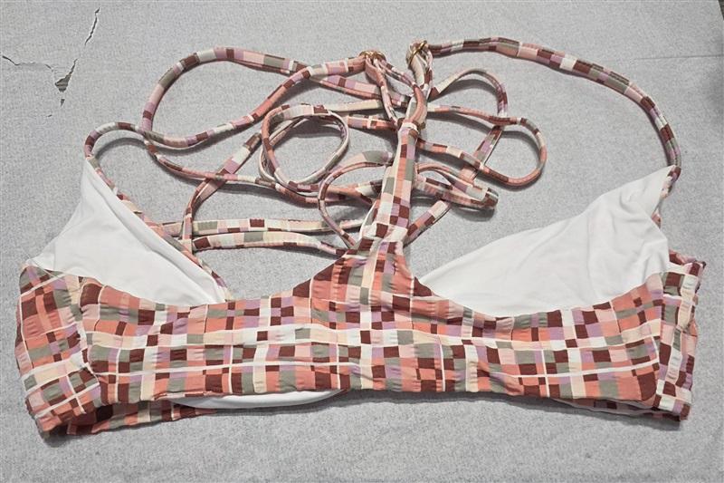 NWT L*Space Small Kristen Top Fly Back Blocks Bikini Top BLP 132534