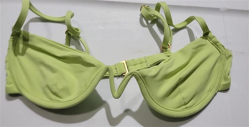 NWT L*Space XS Nico Green Underwire Bikini Top 132546