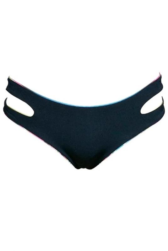 NWT L*Space M ESTELLA CLASSIC BOTTOM Black Cut Outs 132547
