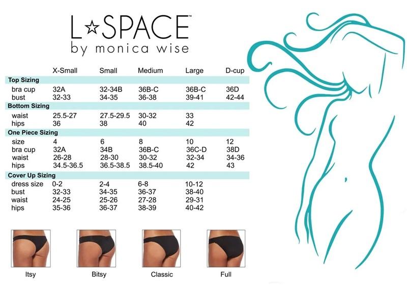 NWT L*Space M ESTELLA CLASSIC BOTTOM Black Cut Outs 132547