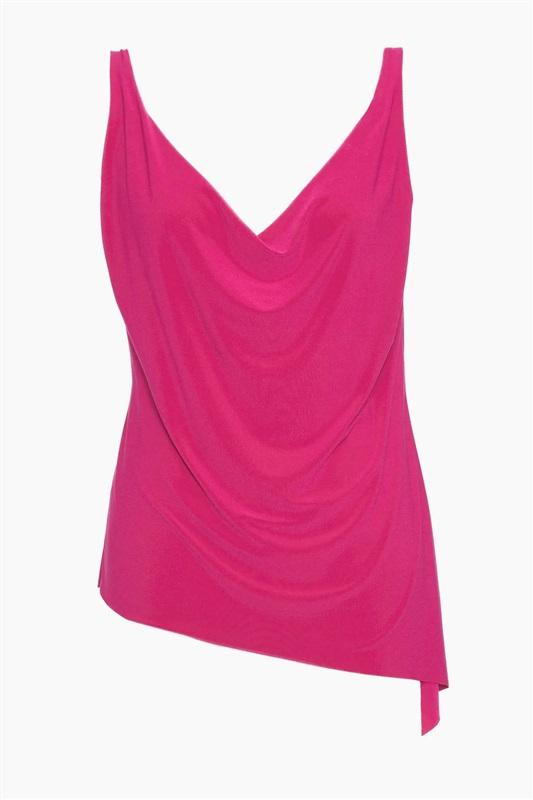 NWT MagicSuit by Miraclesuit 10 Winnie Tankini Top Pink 132562