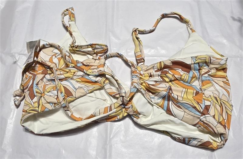 NWT L*Space Ringo D Soulshine Floral Bikini Swim Top 132569