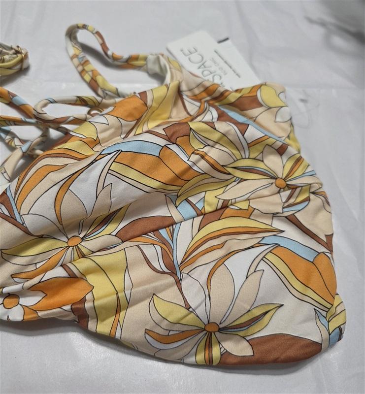 NWT L*Space Ringo D Soulshine Floral Bikini Swim Top 132569
