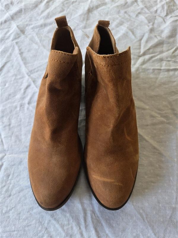 NWOT Lucky Brand 8 Brown Suede Leather Ankle Boots 132592