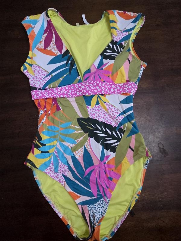 NWT Bleu Rod Beattie 20W Wild at Heart Cap Sleeve MIO 1pc Swimsuit 132601