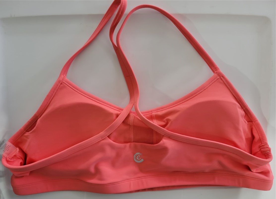 NWOT Calme LG Endure Sports Yoga Bra Cropped Tank Top Melon 132602