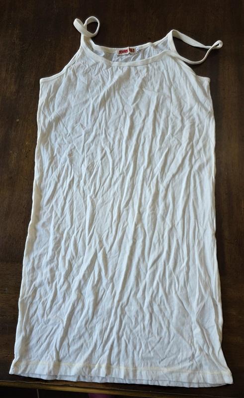 NWOT Johnny Was S Scoop Neck Tunic Tank White Cotton 132620