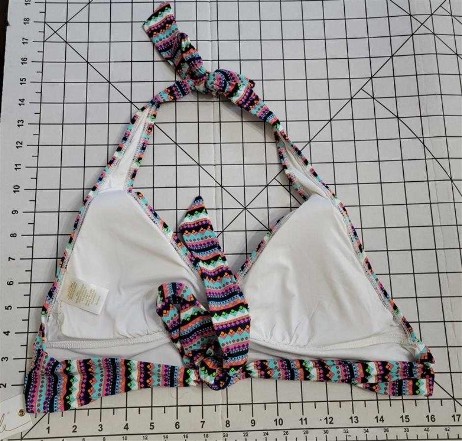 NWT Anne Cole XS Friendship Bracelet Halter Bikini Top & Hipster Bottom 132705
