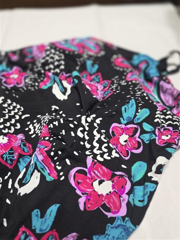 NWT Anne Cole L Dragon Fruit High Neck Tankini Top 132707