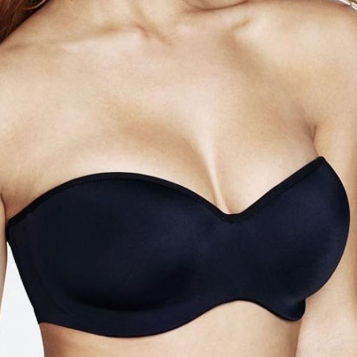 NWTD Dominique 32D Oceana Strapless Bridal Bra 3541 Black 132722
