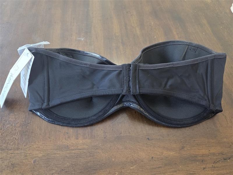 NWTD Dominique 32D Oceana Strapless Bridal Bra 3541 Black 132722