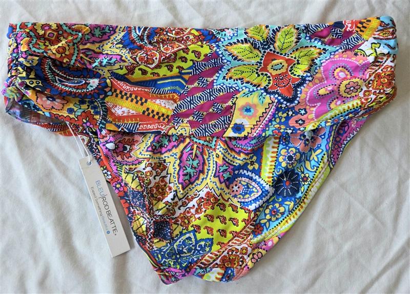 NWT Bleu Rod Beattie 8 Groovy Baby Fold-over Banned Bikini Swim Bottoms 132743