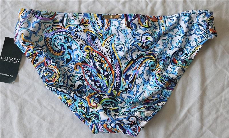 NWT Ralph Lauren 6 Paisley Full Bikini Swim Bottoms 132749