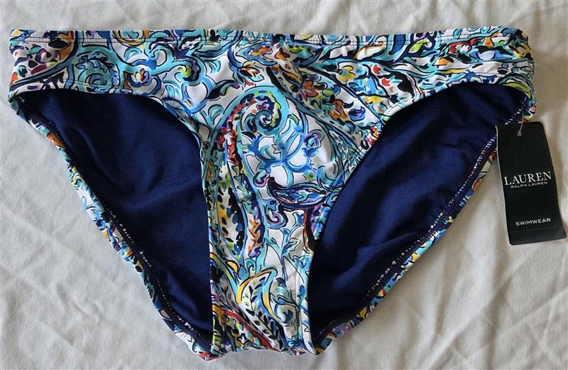 NWT Ralph Lauren 6 Paisley Full Bikini Swim Bottoms 132749