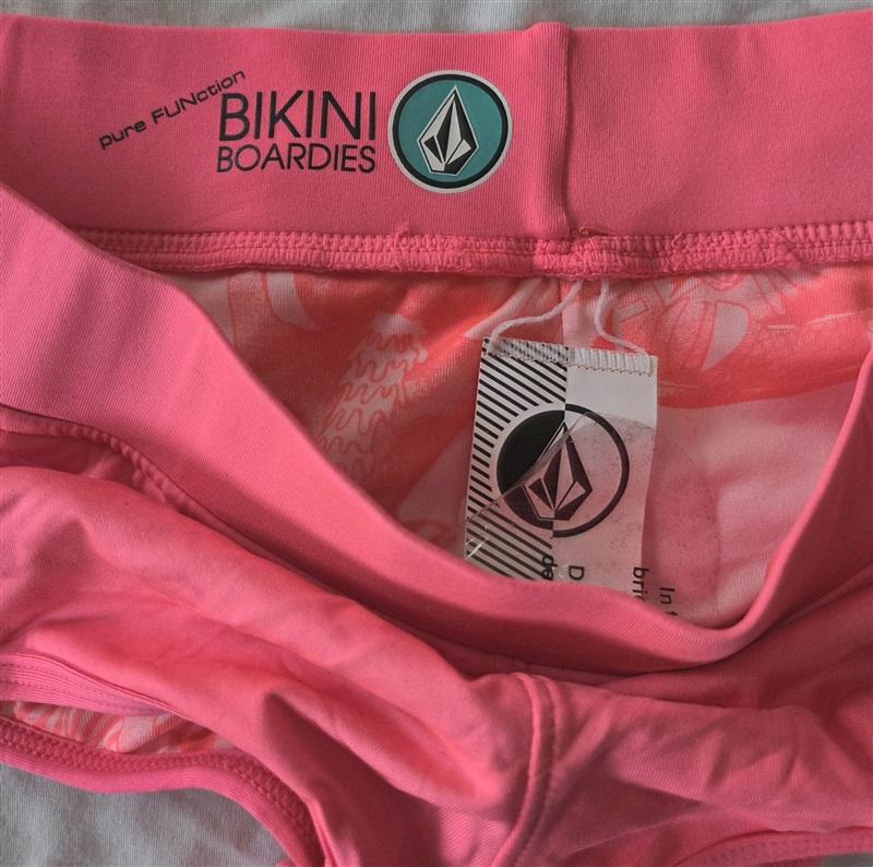 NWOT Volcom S Pure FUNction Cheeky Bikini Boardies Swim Bottoms 132751