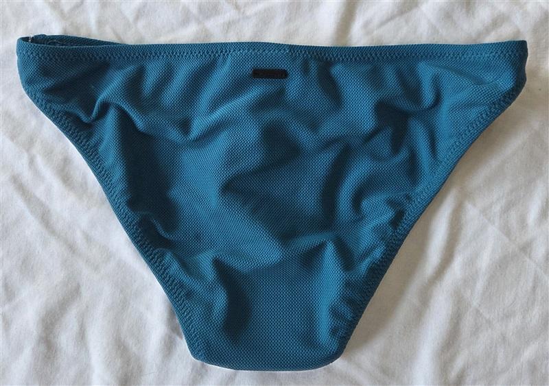 NWOT Volcom Simply Solid XS Cheeky Bikini Swim Bottoms Teal 132756