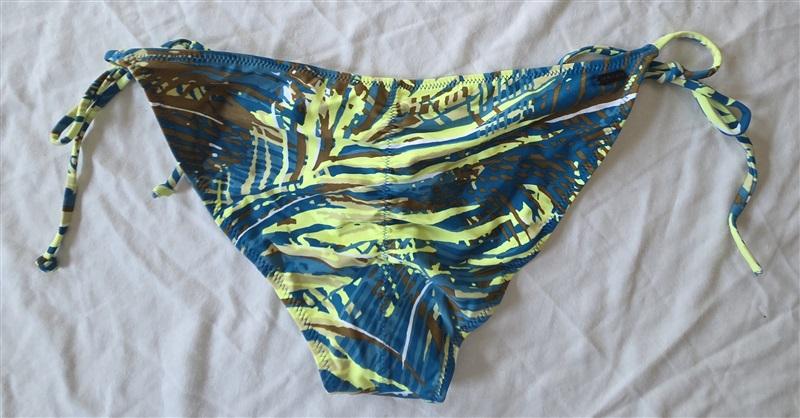 NWOT Volcom Da Palm M Side-Tie Ruched Cheeky Bikini Swim Bottom #108269