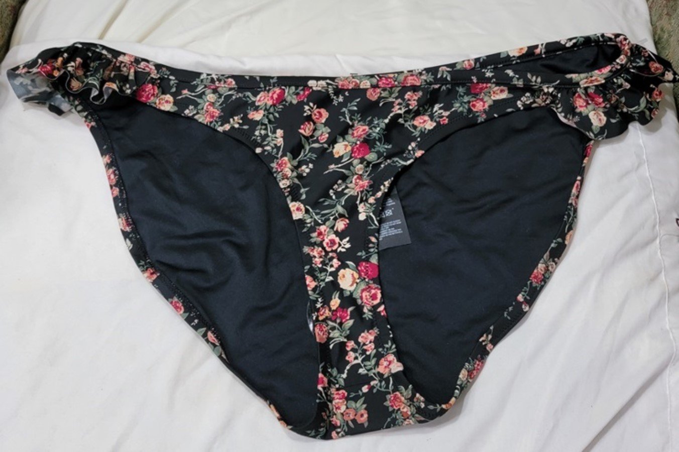 NWOT Volcom S This Bud 4 You Roses Swimsuit Bikini Bottoms 132804