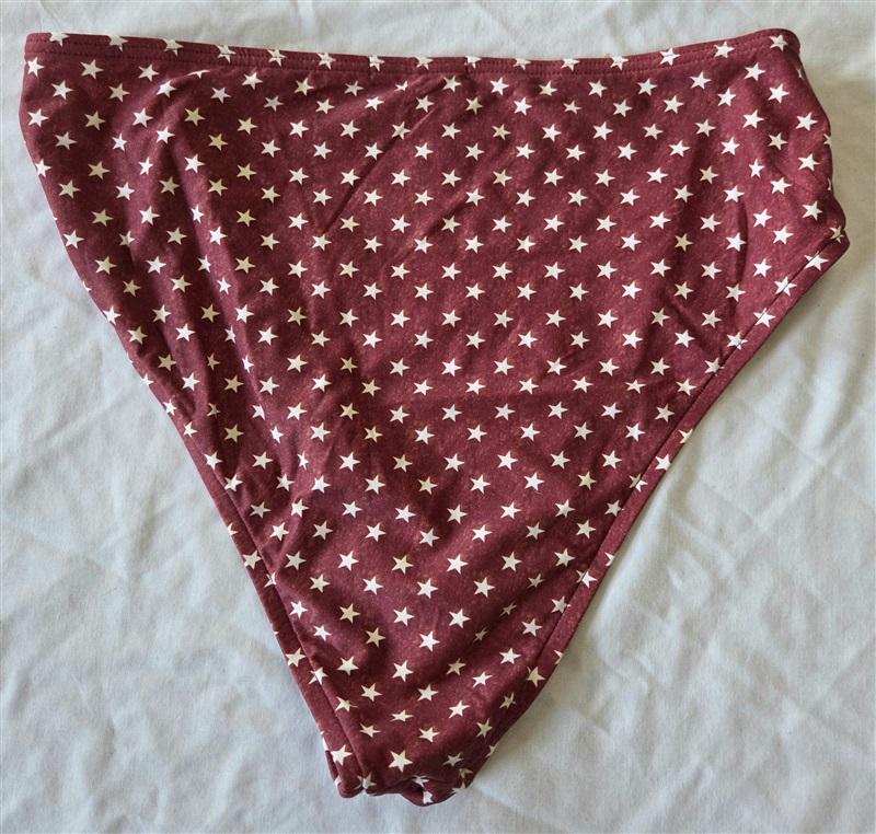 NWT We Wore What Emily M Stars Cheeky High-Waisted Bikini Swim Bottom #132814