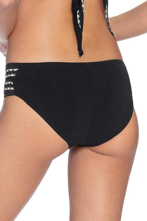 NWOT Robin Piccone Naomi M Black Twist Band Bikini Swim Bottom 132879