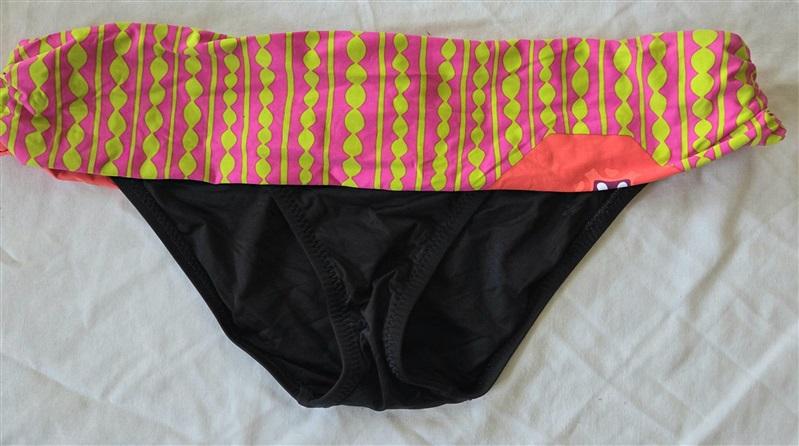 NWOT Trina Turk Sz 6 Floral Poppy Sample Fold over Bikini Swim Bottoms 132898