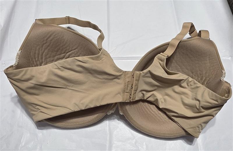 NWOT Soma 40D Memorable Full Coverage Lace Trim Beige Bra 132899
