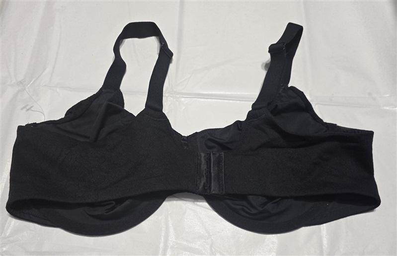 NWT Wacoal 40D 855345 Inside Job Underwire Bra Black 132901
