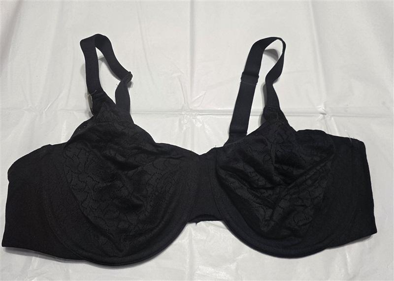 NWT Wacoal 40D 855345 Inside Job Underwire Bra Black 132901