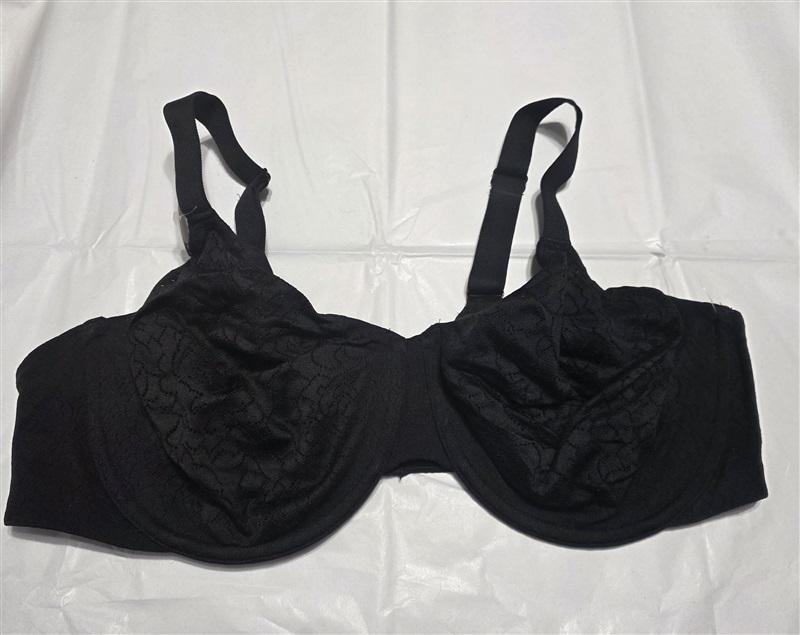 NWT Wacoal 40D 855345 Inside Job Underwire Bra Black 132901