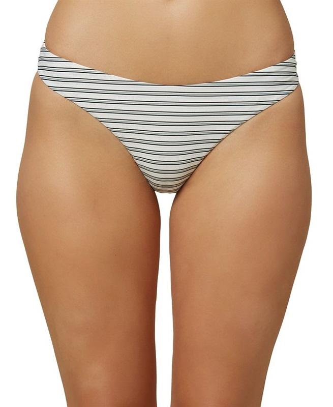 NWT O'Neill Raven Stripe S High-Leg Cheeky Bikini Swim Bottom 132906